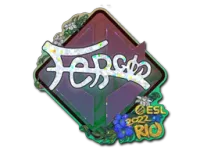 Pegatina | fer (purpurina) | Río 2022 skin