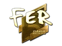 Sticker | fer (Gold) | Boston 2018