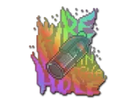 Naklejka | Leci granat (hologramowa) skin