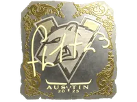 Pegatina | FL1T (Gold) | Austin 2025 skin