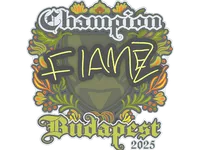 Sticker | FlameZ (Champion) | Budapest 2025