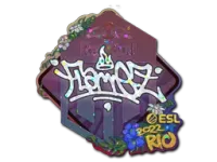Pegatina | FlameZ (purpurina) | Río 2022 skin