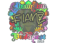 Sticker | FlameZ (Holo, Champion) | Budapest 2025