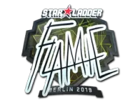 Pegatina | flamie (reflectante) | Berlín 2019 skin