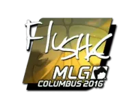 Sticker | flusha (Foil) | MLG Columbus 2016 skin