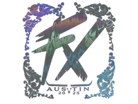 Sticker | Fluxo (Holo) | Austin 2025