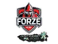 Naklejka | forZe eSports (brokatowa) | Antwerpia 2022 skin