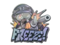 Naklejka | Ręce do góry (soczewkowa) skin
