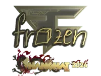 Pegatina | frozen (Gold) | Shanghai 2024 skin