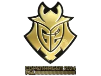Naklejka | G2 Esports (złota) | Kopenhaga 2024 skin