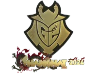Pegatina | G2 Esports (Gold) | Shanghai 2024 skin