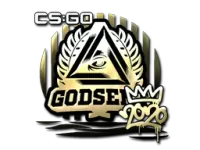 Naklejka | GODSENT (złota) | RMR 2020 skin