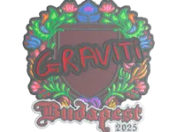 Sticker | Graviti (Embroidered) | Budapest 2025