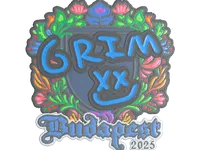 Наклейка | Grim (вышитая) | Будапешт-2025 skin