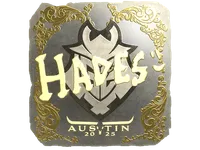 Sticker | hades (Gold) | Austin 2025