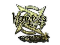 Sticker | hampus (Gold) | Antwerp 2022 skin