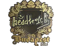 Sticker | headtr1ck (Gold) | Budapest 2025 skin