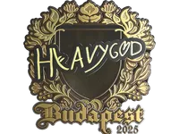 Pegatina | Heavygod (dorada) | Budapest 2025 skin