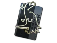 Sticker | Hello AK-47 (Gold)