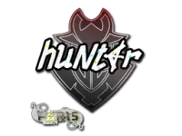 Naklejka | huNter- (brokatowa) | Paryż 2023 skin