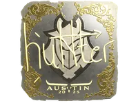 Sticker | huNter- (Gold) | Austin 2025