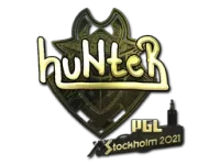 Autocolante | huNter- (Gold) | Estocolmo 2021 skin