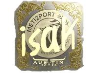 Sticker | isak (Gold) | Austin 2025 skin
