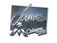 Klistermärke | James (Foil) | Cologne 2015 skin
