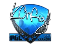 Naklejka | k0nfig (foliowana) | Kraków 2017 skin