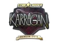 Autocolante | karrigan (Gold) | Berlim 2019 skin
