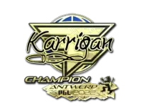 Sticker | karrigan (Gold, Champion) | Antwerp 2022