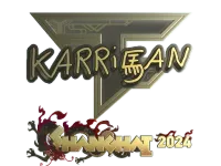 Sticker | karrigan (Gold) | Shanghai 2024