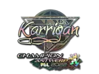 Pegatina | karrigan (holográfica, campeón) | Amberes 2022 skin