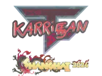 Наклейка | karrigan (Holo) | Shanghai 2024 skin