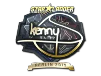 Naklejka | kennyS (złota) | Berlin 2019 skin
