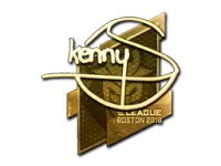 Autocolante | kennyS (Gold) | Boston 2018 skin