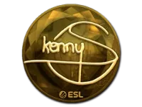 Autocolante | kennyS (Gold) | Katowice 2019 skin