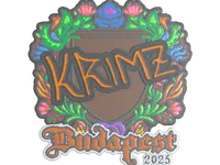 Sticker | KRIMZ (Embroidered) | Budapest 2025