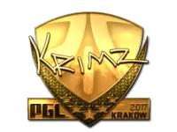 Pegatina | KRIMZ (dorada) | Cracovia 2017 skin