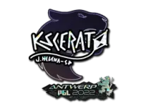 Наклейка | KSCERATO (с блёстками) | Антверпен-2022 skin
