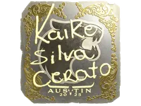 Sticker | KSCERATO (Gold) | Austin 2025