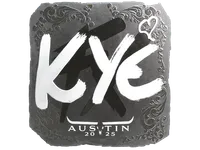 Sticker | kye (Foil) | Austin 2025 skin