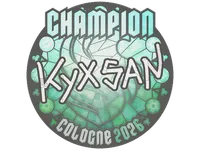 Sticker | kyxsan (Champion) | Cologne 2026 skin