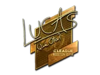Sticker | LUCAS1 (Gold) | Boston 2018