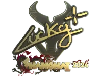 Naklejka | Lucky (Gold) | Shanghai 2024 skin