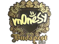 Sticker | m0NESY (Gold) | Budapest 2025