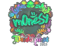 Sticker | m0NESY (Holo) | Budapest 2025