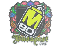 Sticker | M80 (Embroidered) | Budapest 2025 skin