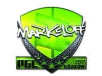 Sticker | markeloff (Foil) | Krakow 2017 skin