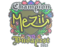Sticker | mezii (Embroidered, Champion) | Budapest 2025